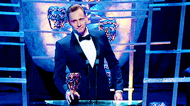 Tom Hiddleston Presents The Award For Leading Actress At The BAFTA TV Awards 2016