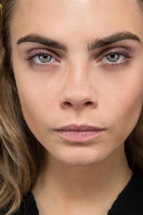 Cara Delevingne - Beauty at Burberry Prorsum FW14, LFW