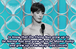    “The girl who started as the princess of Genovia…” (x)   