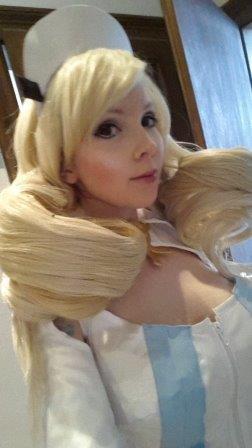 Horn Skuld Wig and Make-up test.What do you think? yay or ney? :3