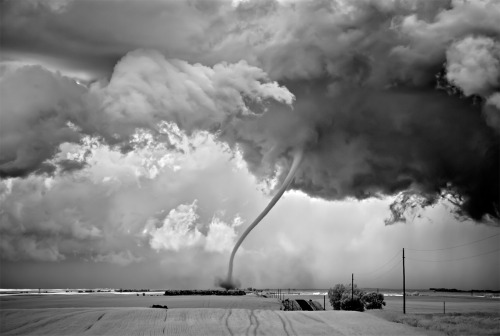 landscape-photo-graphy:  Dramatic Black and White Storms Photographed Raging Across Rural America  P
