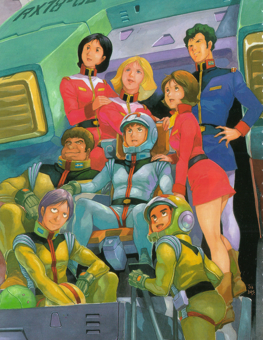 GUNDAM EXPLORED — White Base crew from The Origin