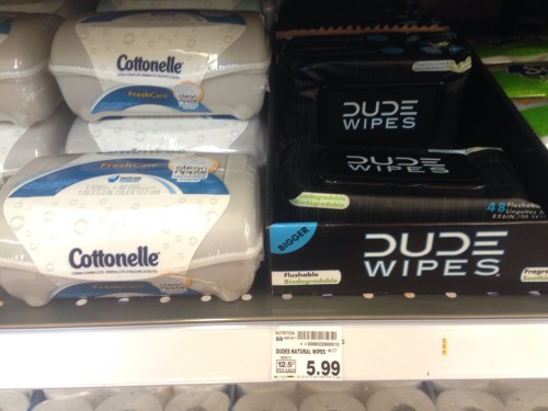 queercakes:Today in unnecessarily and aggressively gendered products. Ass wipes.