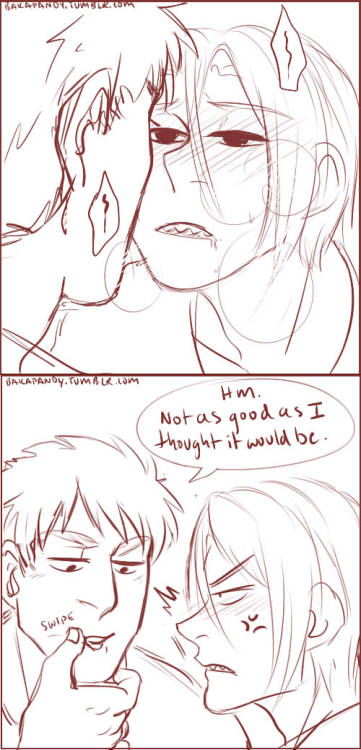 bakapandy:  JUST BARELY MADE IT IN TIME FOR DAY 5 SOURINWEEK DAY 5: Rock - Cola this was so stupid but so fun lmao poor Sousuke Basically Sousuke’s logic: Cola and Rin both taste good, therefore the two combined should taste better. 