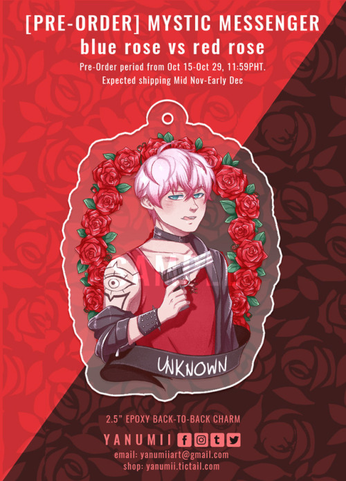 PRE-ORDERS FOR RAY/UNKNOWN CHARM IS NOW OPEN!