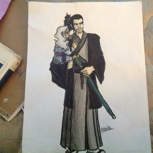 crichwineart: @valoohcs I made this for their Samurai dadzawa AU because it’s so cute and I lo