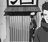 pakk-un:  Kakashi and Gai in the Uchiha District