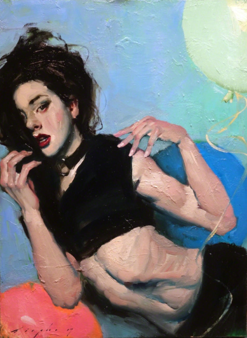 the terrifying painting of Malcolm T. Liepke