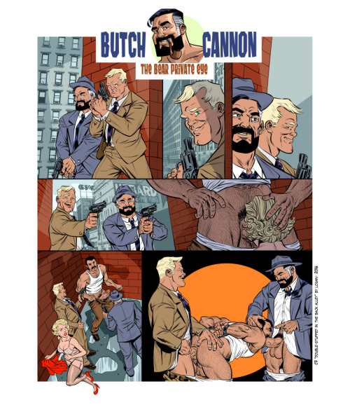 logankowalsky:  Some new Butch Cannon strips in progress. 