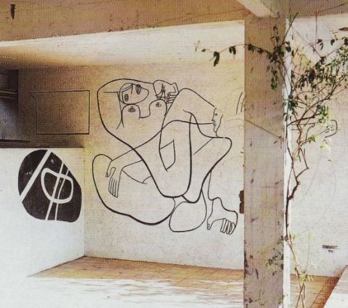 boyhaus:Mural by Le Corbusier