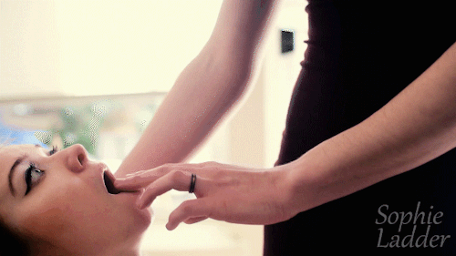 “Taste yourself, sweetheart.  That’s it.  For being such a good girl I may just let you 