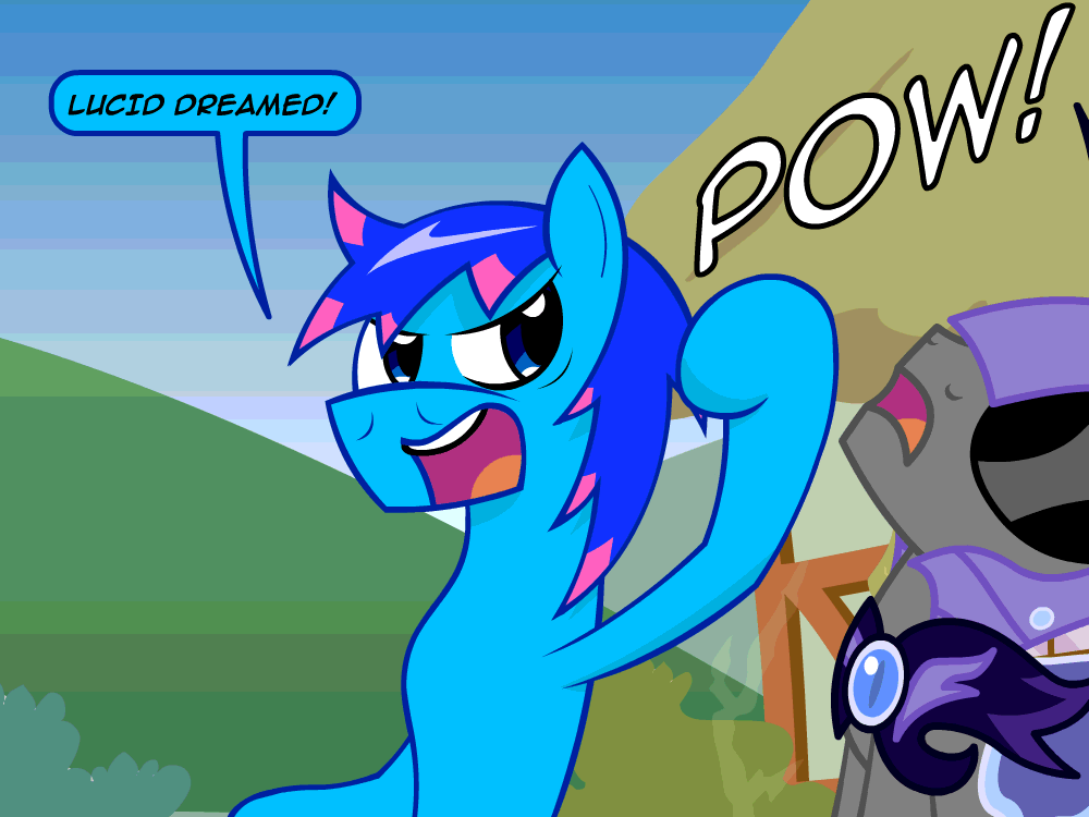 helpabluehorse:Adapted from the riveting novel “How to Draw Blue“Booyeah! &gt;=3