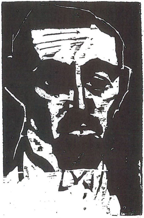 Dr. L. (Eber)    -    Emil Nolde, 1912German, 1867-1956Woodcut,   29,5 x 19,7 cm (11,6 x 7,8 in) 