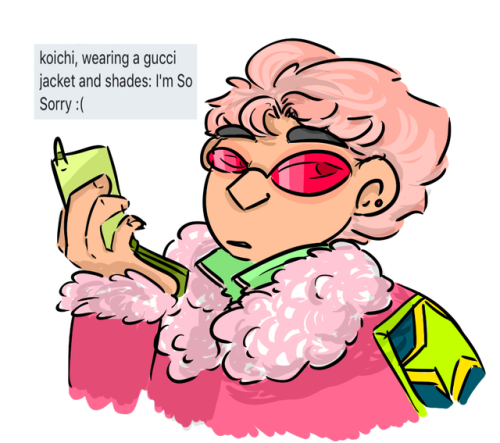 dailyhirosekoichi: Based on a convo with @occasional-koichi Koichi stole the credit card 