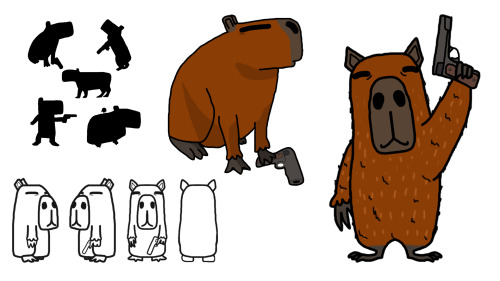 Capy From Carpincho Crisis (a Past Project Of Mine) Will Be Making A Small Appearance In The First Zone