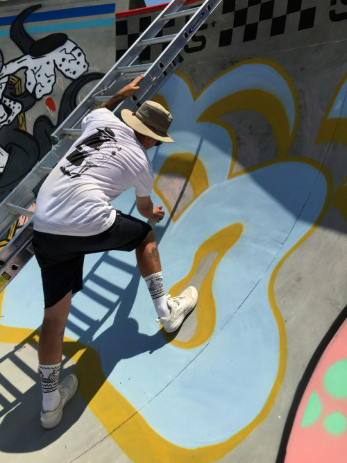 houseofvans: VANS US OPEN | PAINTING THE SKATE COURSE| DAY 2 Day 2 of painting the skate course fo