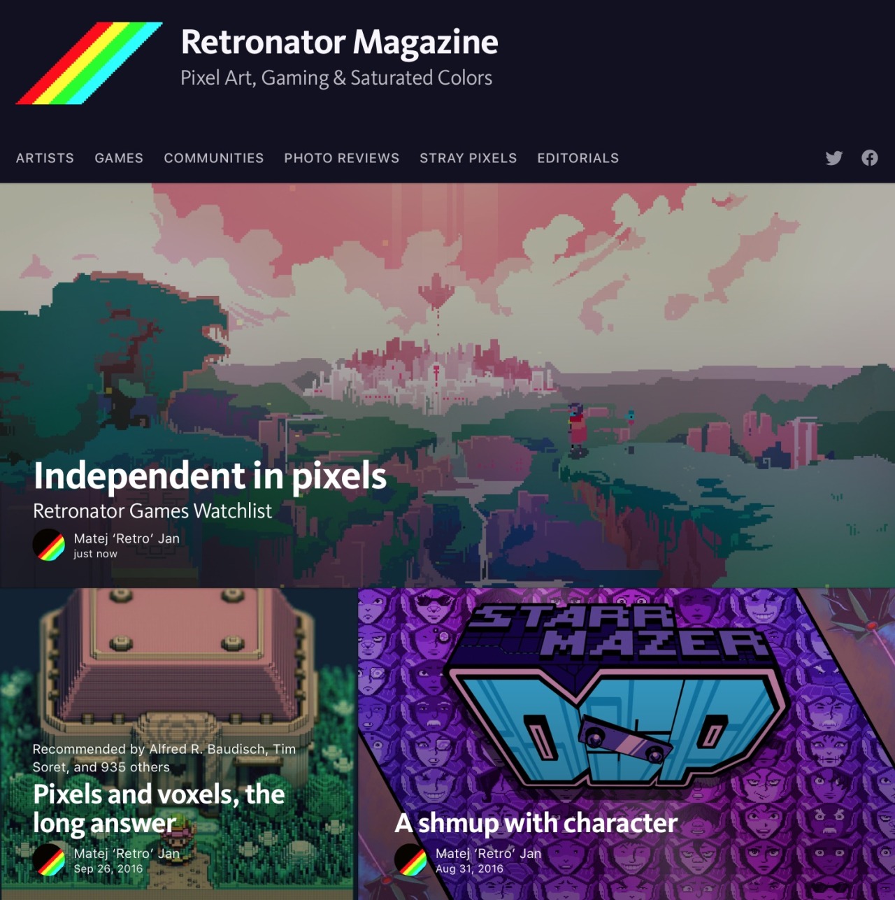 retronator:  New ‘issue’ of Retronator Magazine is out (can I call it an issue