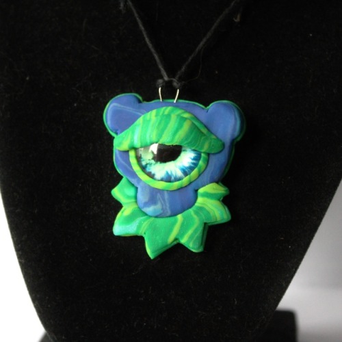 Grateful Dead Dancing Alien Bear pendant available at etsy.com/shop/TerrapinPerspective