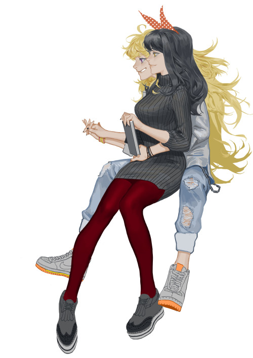 masterkosa:   GIRL AND GIRL by logod  