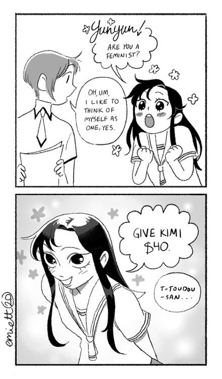 In honor of Kimi showing up in the new anime give her $40