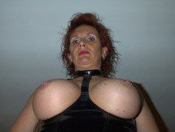 Submilf2:  Sexslave Kin,Wife With 2X550Ml Silicone Tits &Amp;Amp; Piercing For Pain