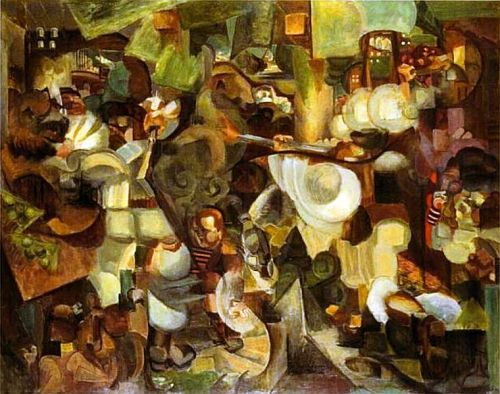 Mountaineers Attacked by Bears, 1912, Henri Le Fauconnier