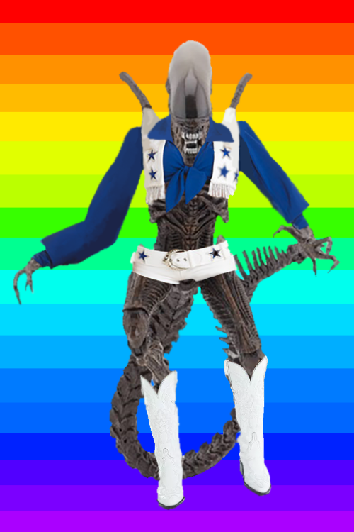 xenosimp: happy pride dcc xenomorph