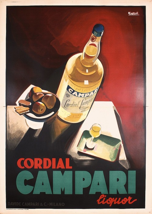 Marcello Nizzoli, poster for Campari Liquor, 1926. Italy.