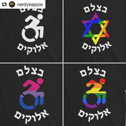 #Repost @nerdykeppie (@get_repost)・・・Updated versions of the b'tzelem Elohim #prideflag #shirts - an