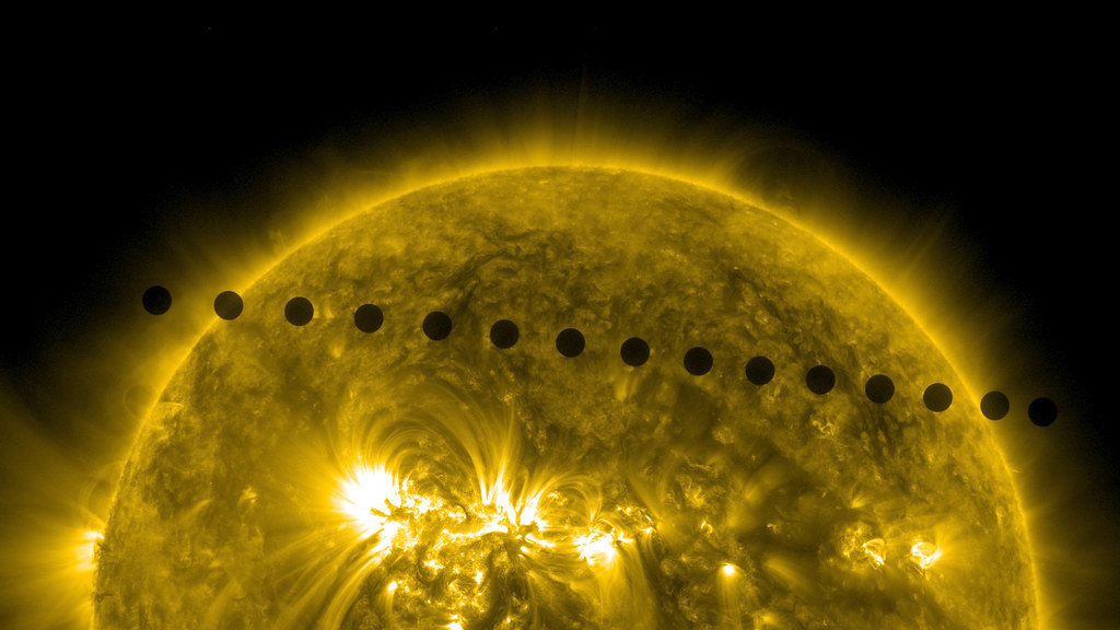 SDO’s Ultra-high Definition View of 2012 Venus Transit – Path Sequence by NASA Goddard…