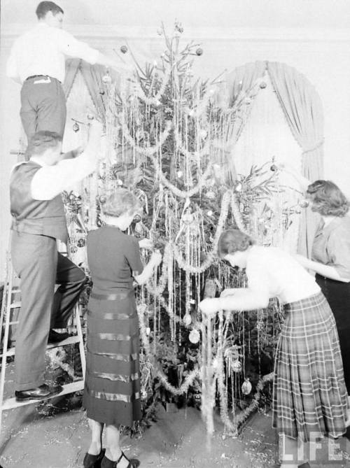 Decorating a Christmas Tree(Rex Hardy. 1937)