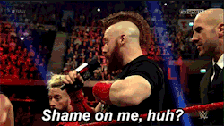 iteamhelena:  Sheamus got geniunely surprised when he slapped Cesaro XD And they worked that moment perfectly!