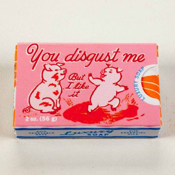 How can you not love these cheeky soaps, by Blue Q