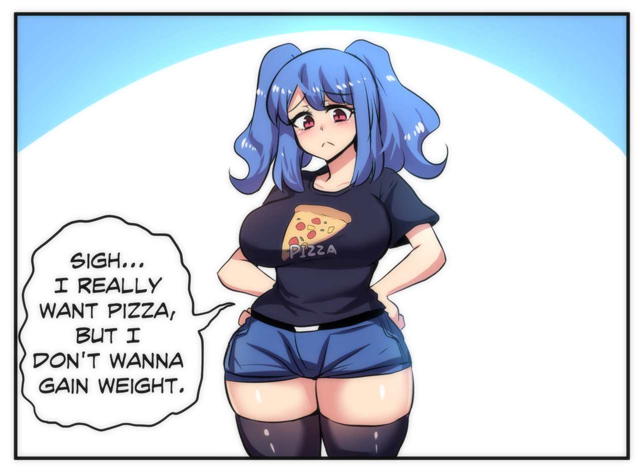 Fat Anime Girls Weight Gain Comic