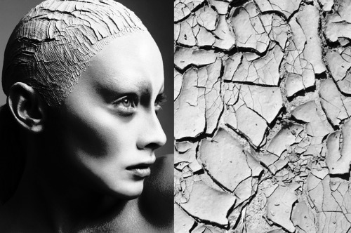 Match #97 Cracks by make up artist Alex Box | Dry clay More matches here 