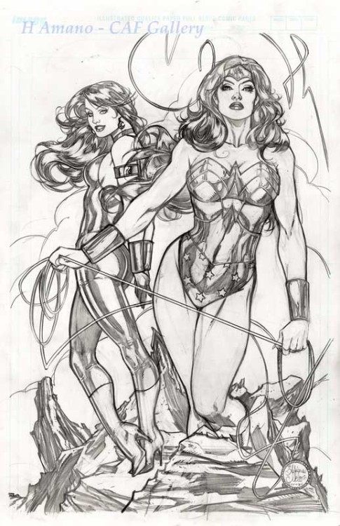 artverso:  Adriana Melo - Wonder Woman and Donna Troy 
