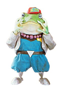 thevideogameartarchive:  Slippy’s seen some serious shit.[The Video Game Art Archive][Support us on Patreon]