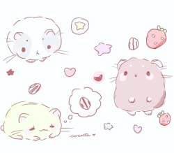 cosidraws:  quick lil hamster warm up 