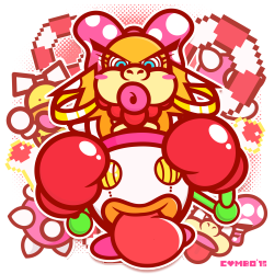 combo-meal:  The koolest of the Koopalings, because she gets the pink koopa clown car. 