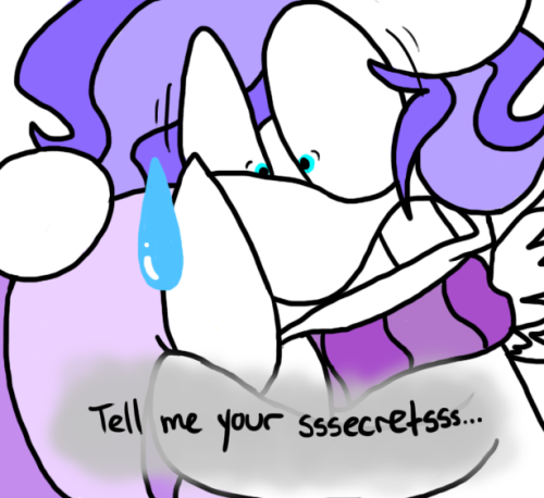 XD Um. Snowy? There’s a little thing called personal space…. >w< *giggles*