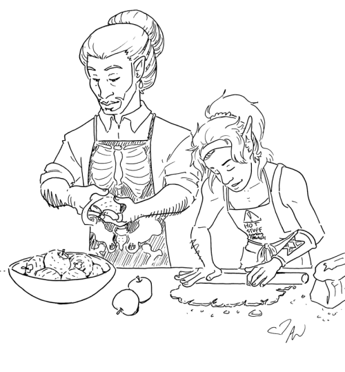 alisonwilgus: In which Kravitz helps Taako out with his Candlenights pie-making commitments.I’