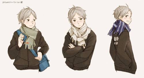daisugahaikyuu:The many different scarves that I have 