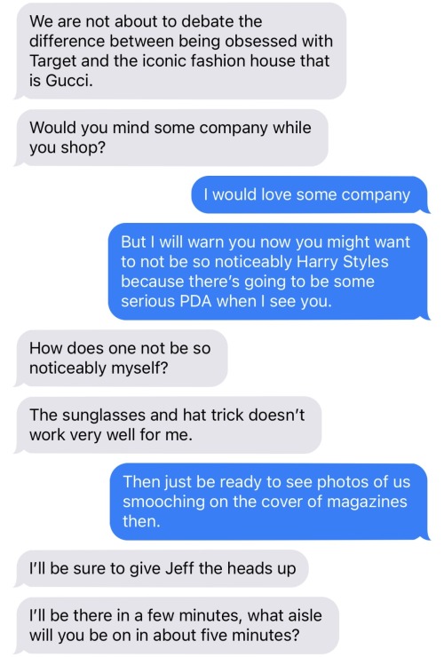 Texting Boyfriend Harry Styles Part 1: Thats Odd