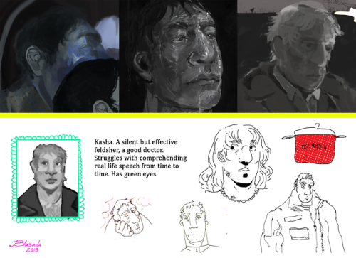blu3mila:a reference sheet on Danko and Kasha… plus a sketchbook drawing of them i did today. if you