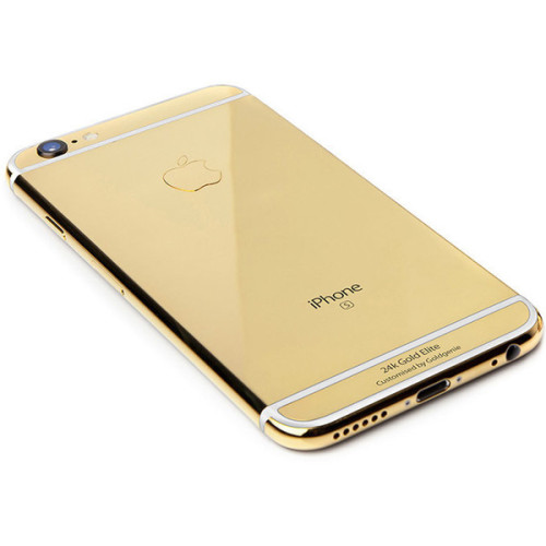 Goldgenie 24K Gold iPhone 6S 128GB ❤ liked on Polyvore