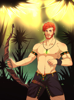 unafkennyart:  Finished my archer dude. I’m