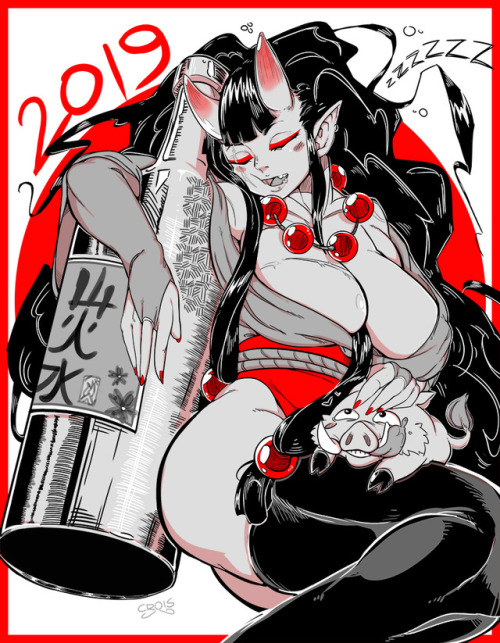 Happy new year, have an Oni.
