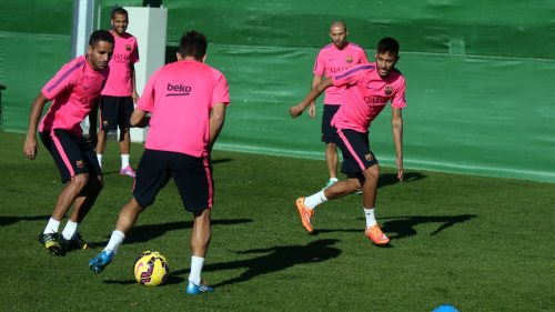 fzneymar:  06/11/2014 Training Session  Photo by MIGUEL RUIZ-FCB