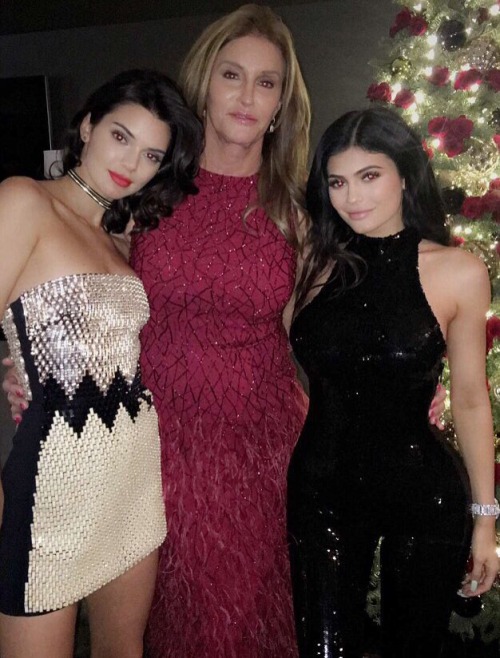 12/25/16- Caitlyn attended Kris Jenner’s annual Christmas Eve party last night with her daughters, K