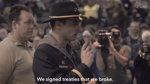 kernalmustache: shelleyn123:  blackness-by-your-side:   Veterans Ask Native Elders For Forgiveness At Standing Rock. I never thought I would see this day when a white man apologizes for the tyranny and oppression of Native American population. This is